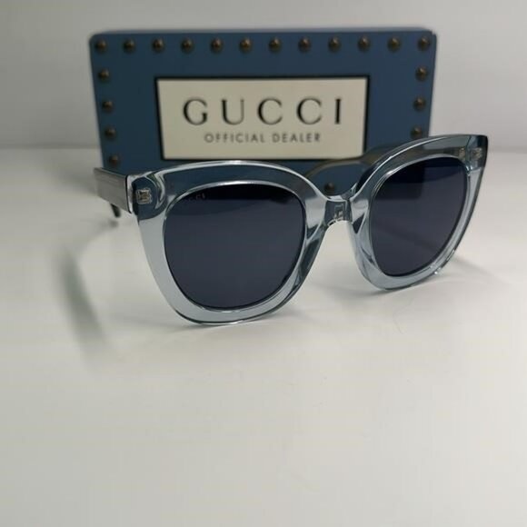 ?- New Authentic Gucci™ GG0564S 003 51 - Light-Blue main image 4